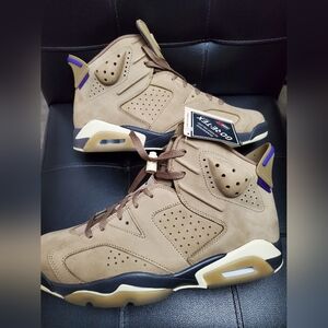 NEW 12 Women's/10.5 Men's Air Jordan 6 Retro GORE-TEX "Brown Kelp" FD1643-300